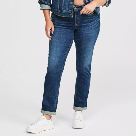 torrid Denim - torrid perfect boyfriend straight vintage stretch jean 14XS